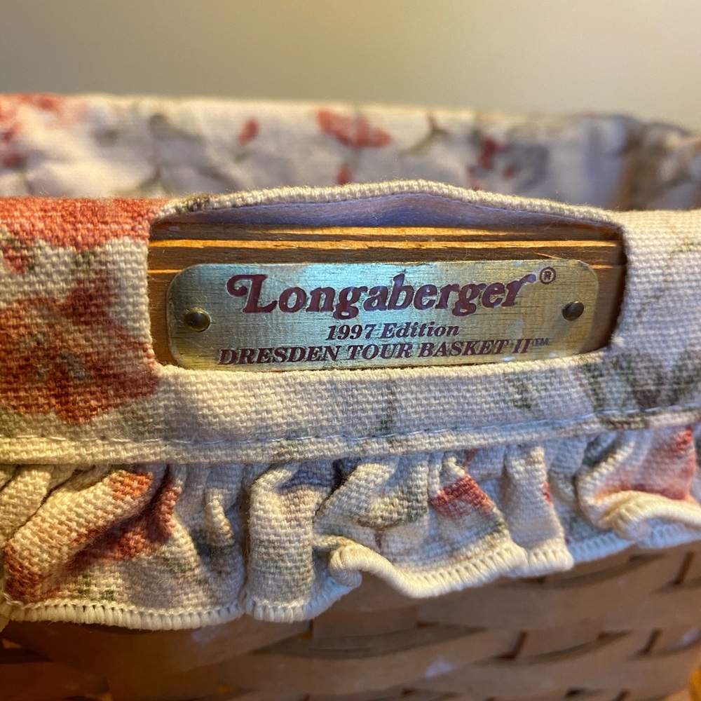 1997 Longaberger Dresden Tour Basket signed Mary & Wendy Longaberger - Picture 2 of 8